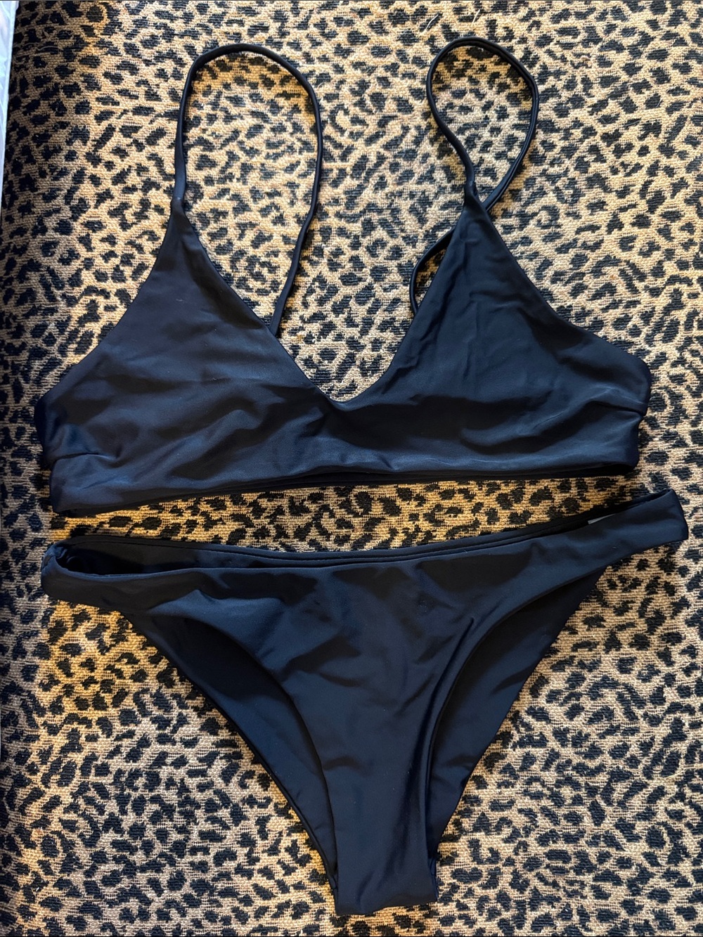 Zaful Black Two-Piece Bikini Set